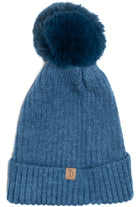 Ribbed Knit Pom Beanie
