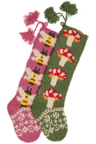 Nature Motif Knit Stocking