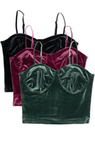 Velvet Bustier Cami