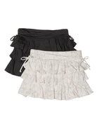 Tiered Ruffle Mini Skort