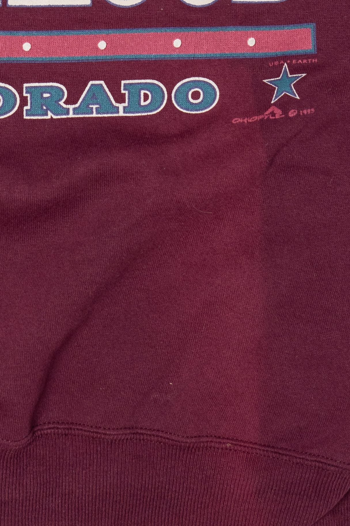 Vintage The Centennial State Berthoud Colorado Raglan Sweatshirt (1990s)