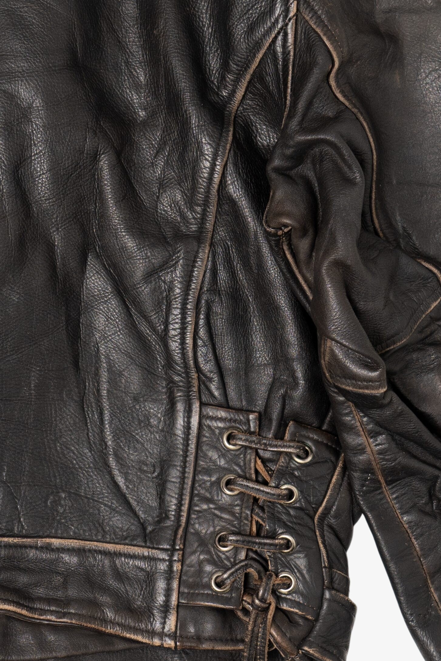 Vintage Chevirex Corps Leather Motorcycle Jacket (1990s) – Ragstock