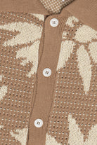 Sunflower Knit Button Up Detail