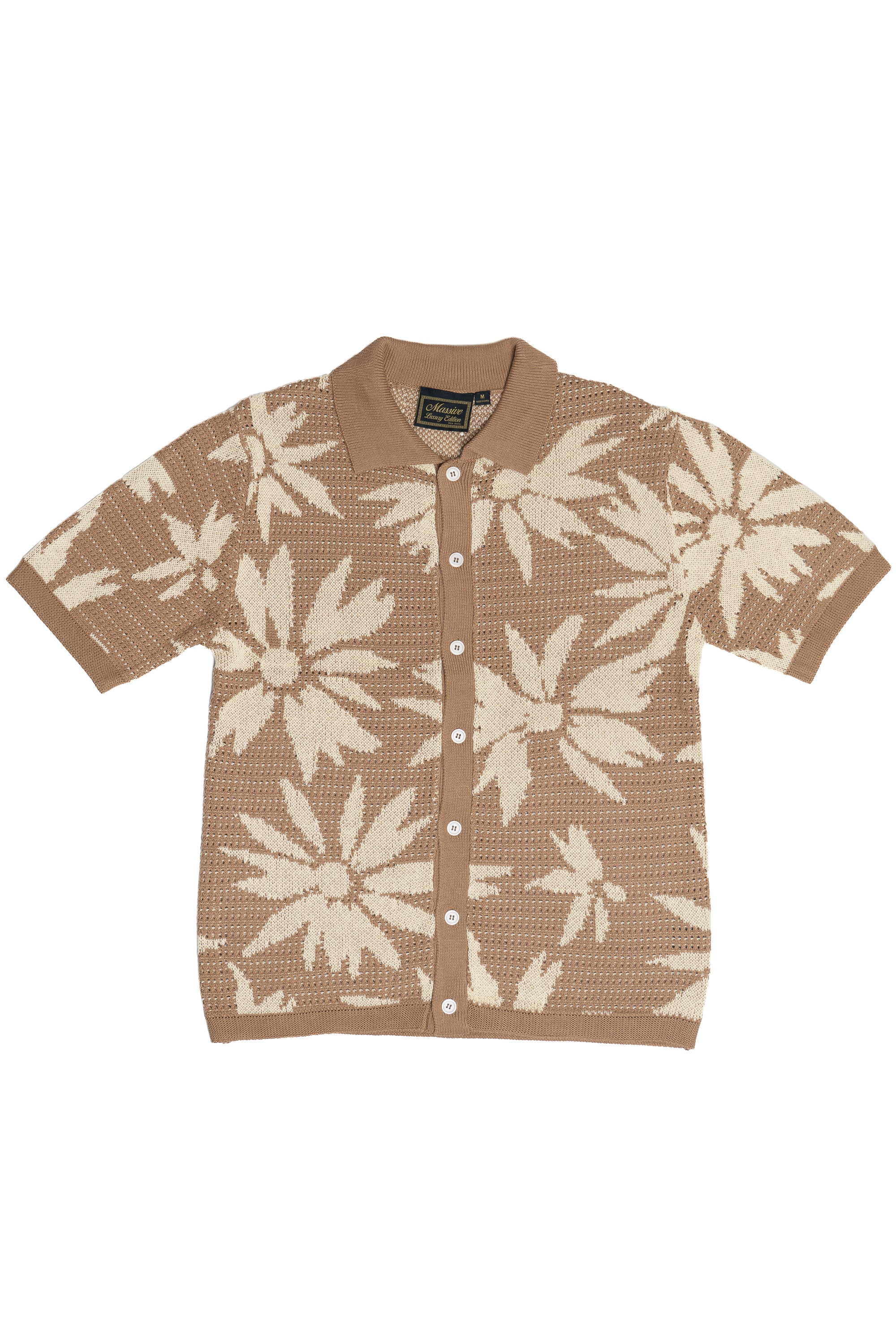 Sunflower Knit Button Up Front
