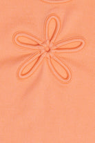 Detail Of Orange Flower Cut Out Seamless Tank Top