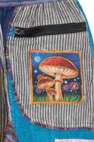 Detail Of Picture Pocket Patchwork Pants
