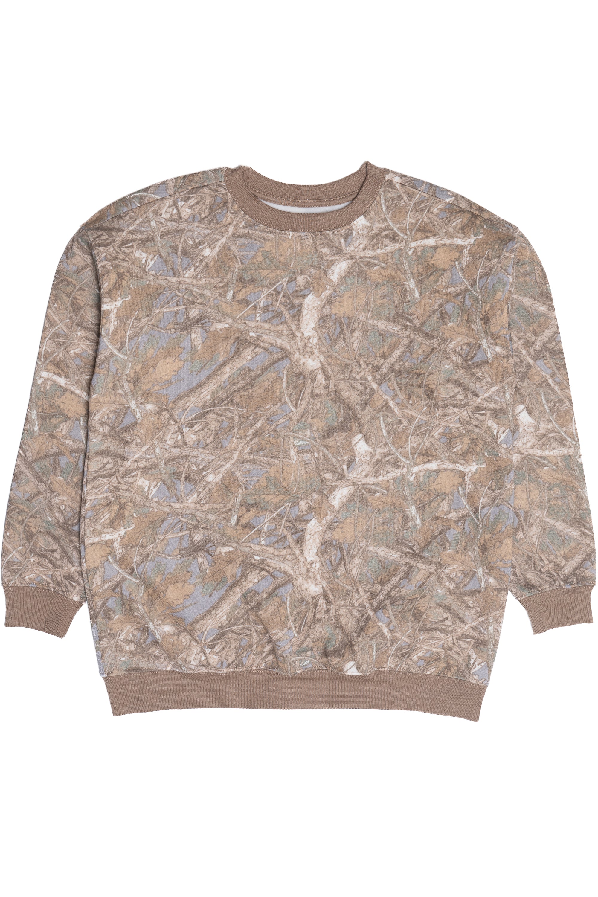 Front Of Woodland Camo Sweatshirt