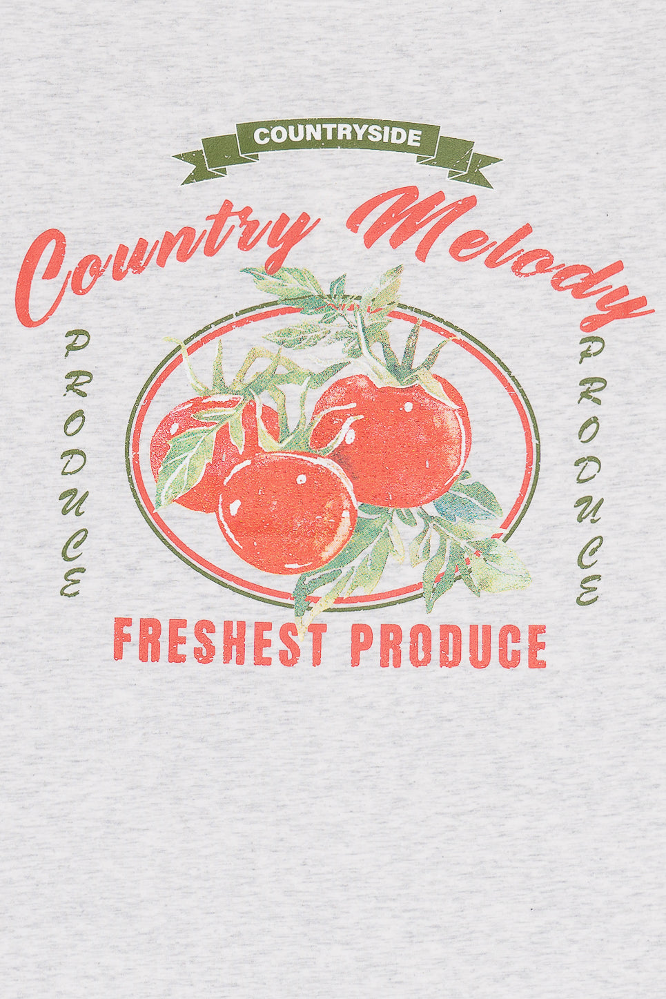 Detail Of Fresh Produce Raw Hem Tee