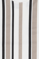 Vertical Striped Textured Tee