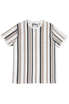 Vertical Striped Textured Tee