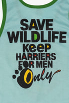 Vintage The Northern Stars Triangular Run "Save Wildlife" Sleeveless T-Shirt (1990s)