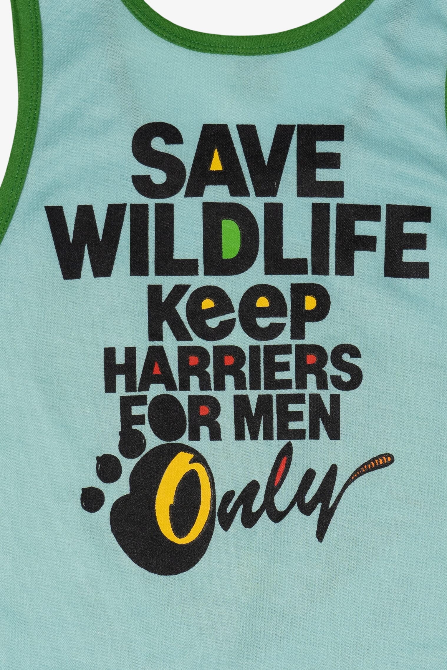 Vintage The Northern Stars Triangular Run "Save Wildlife" Sleeveless T-Shirt (1990s)