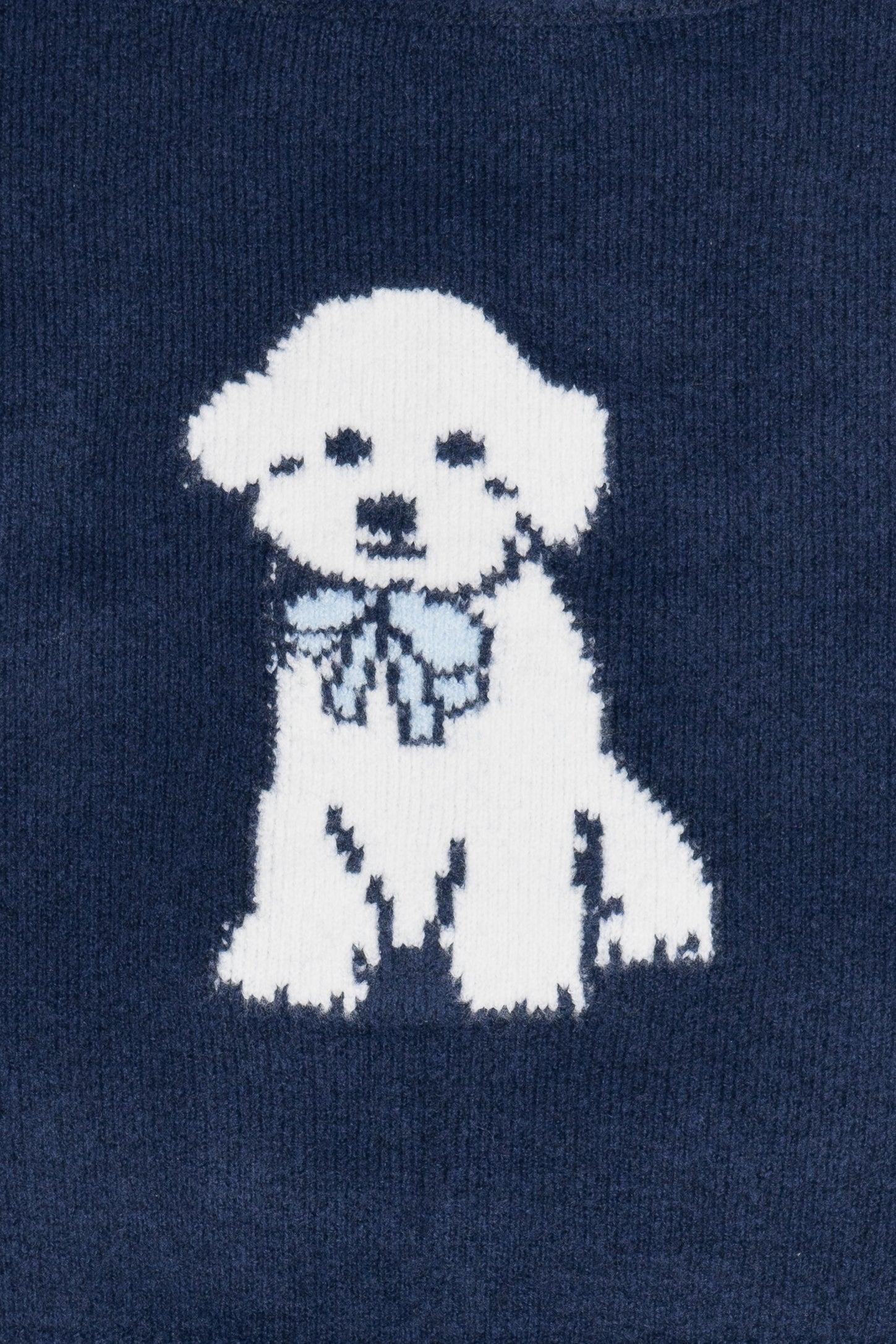 Off The Shoulder Puppy Sweater