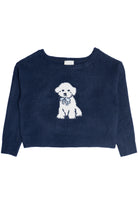 Off The Shoulder Puppy Sweater