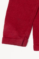 Vintage Red White Stag Ugly Christmas Cardigan (1990s)