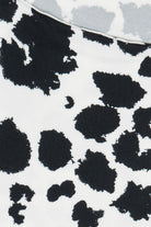 Cow Print Square Neck Top