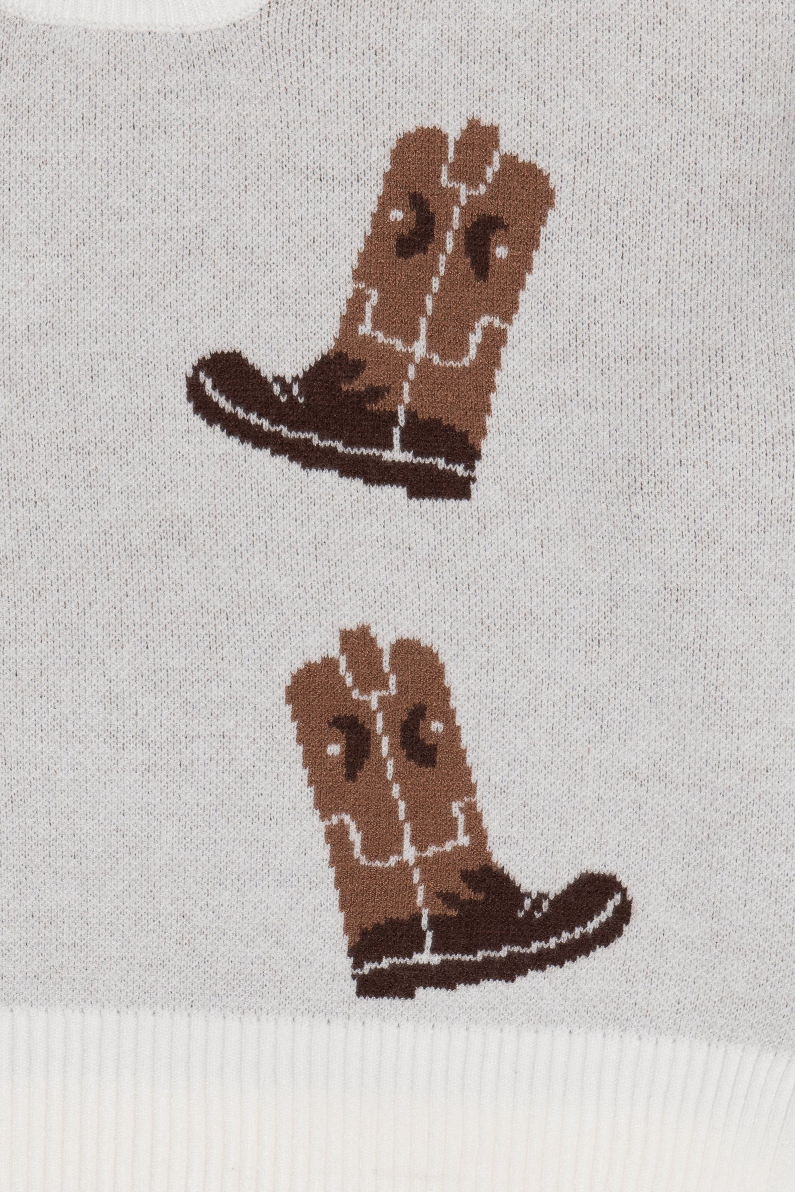Knit Print Sweater