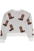 Knit Print Sweater
