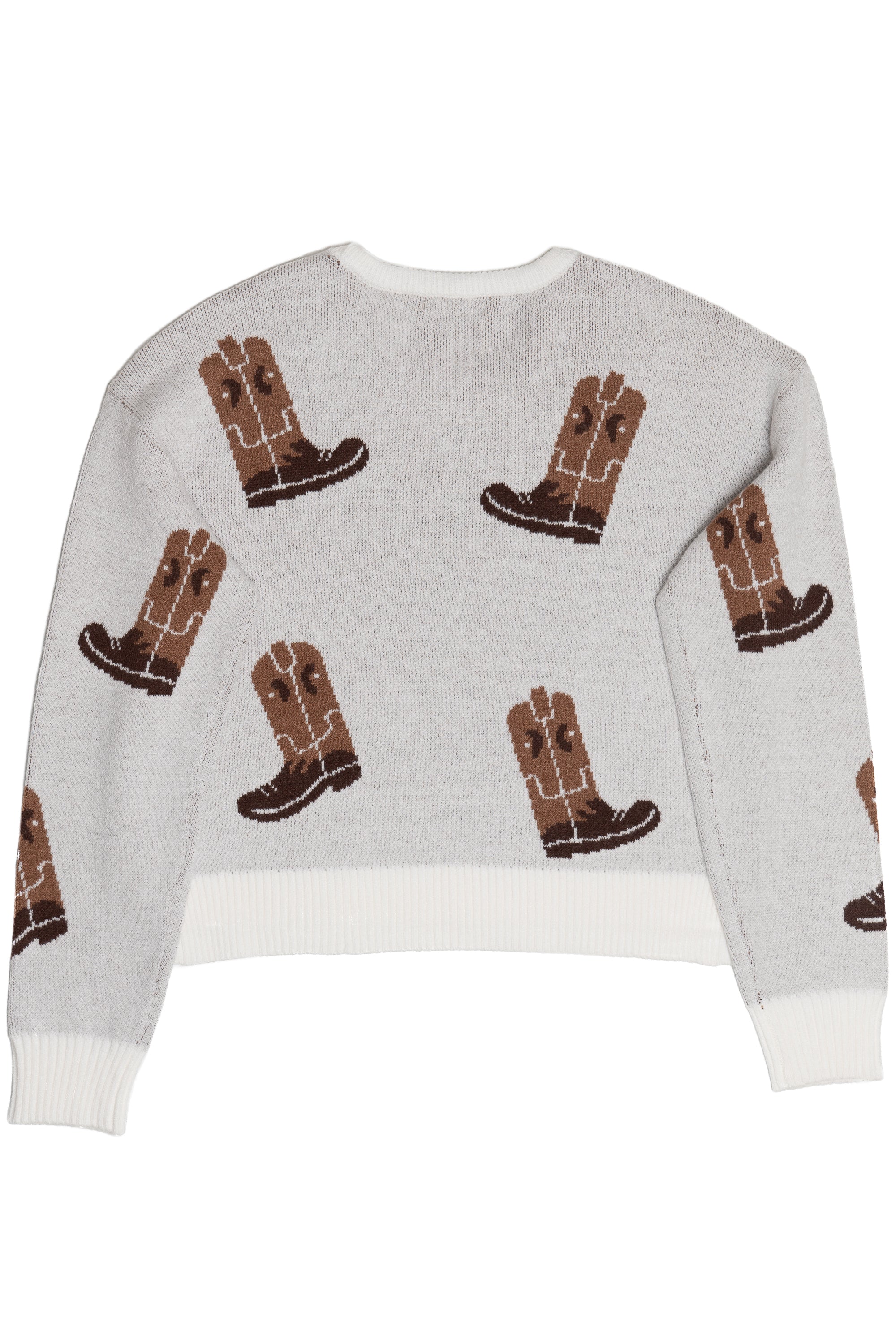 Knit Print Sweater