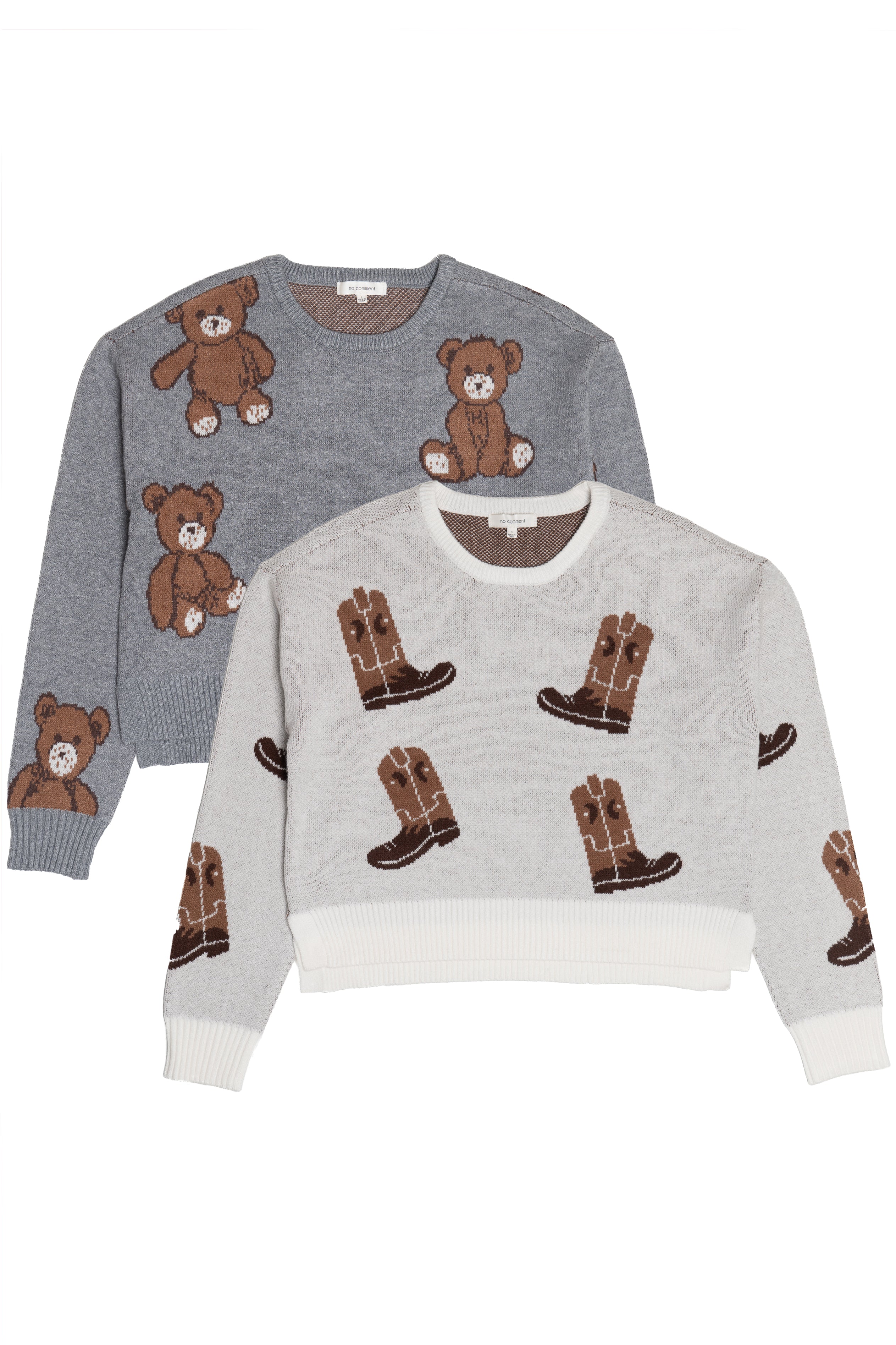 Knit Print Sweater