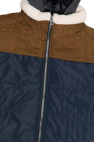 Quilted Cord Fleece Hoodie Vest