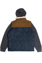 Quilted Cord Fleece Hoodie Vest