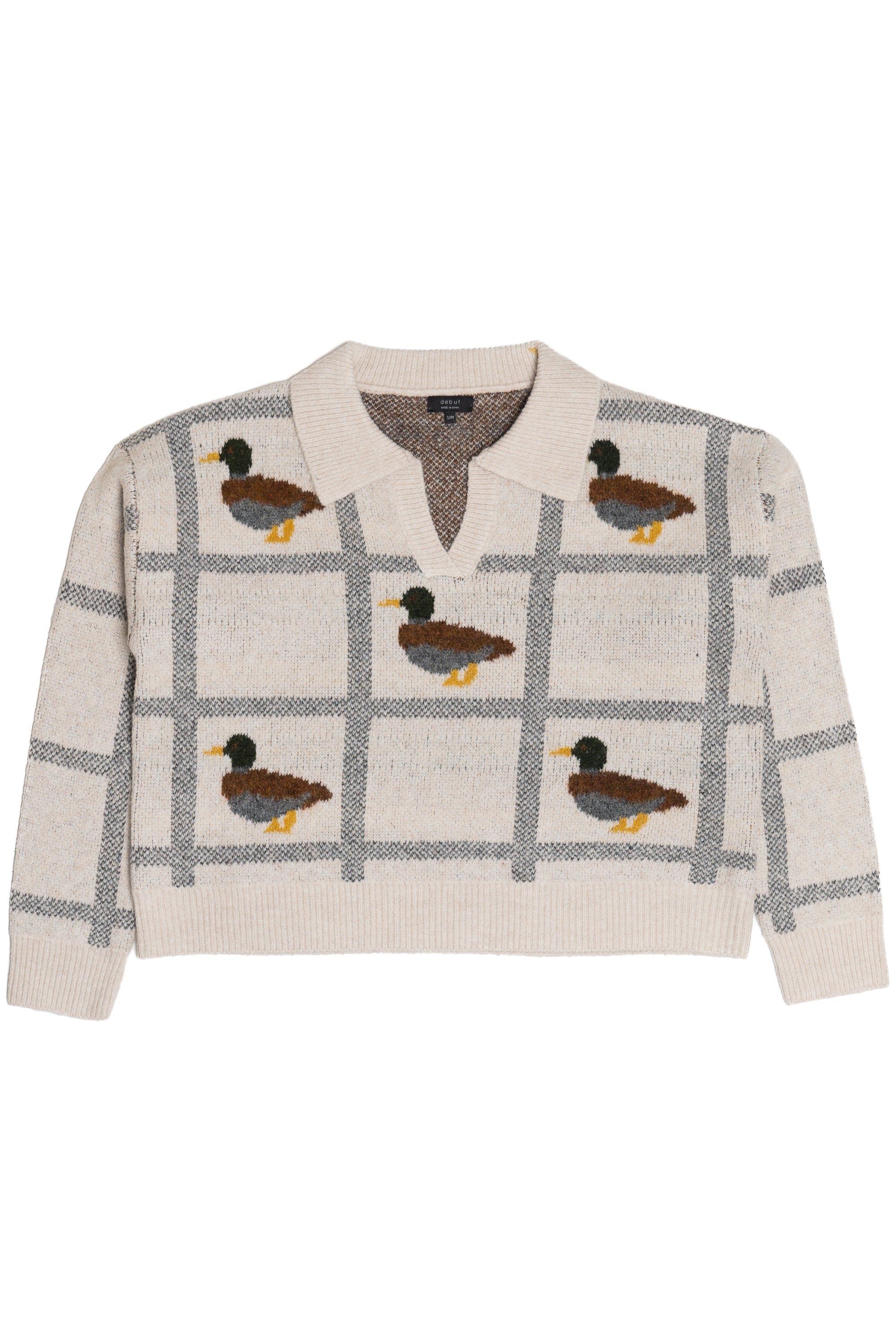 Plaid Mallard Sweater