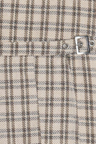 Pleated Plaid Low Rise Super Mini Skort