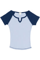 Cap Sleeve Baseball Tee