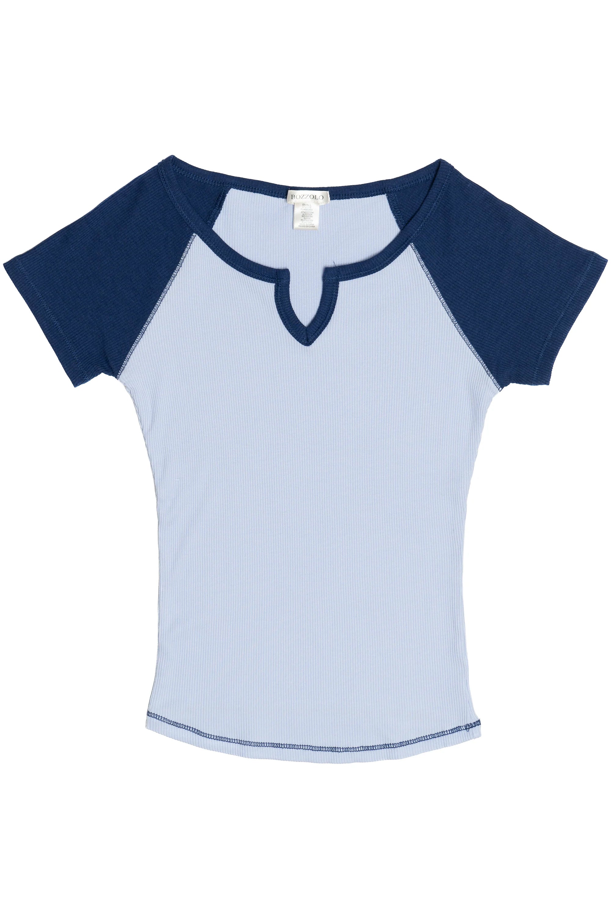 Cap Sleeve Baseball Tee