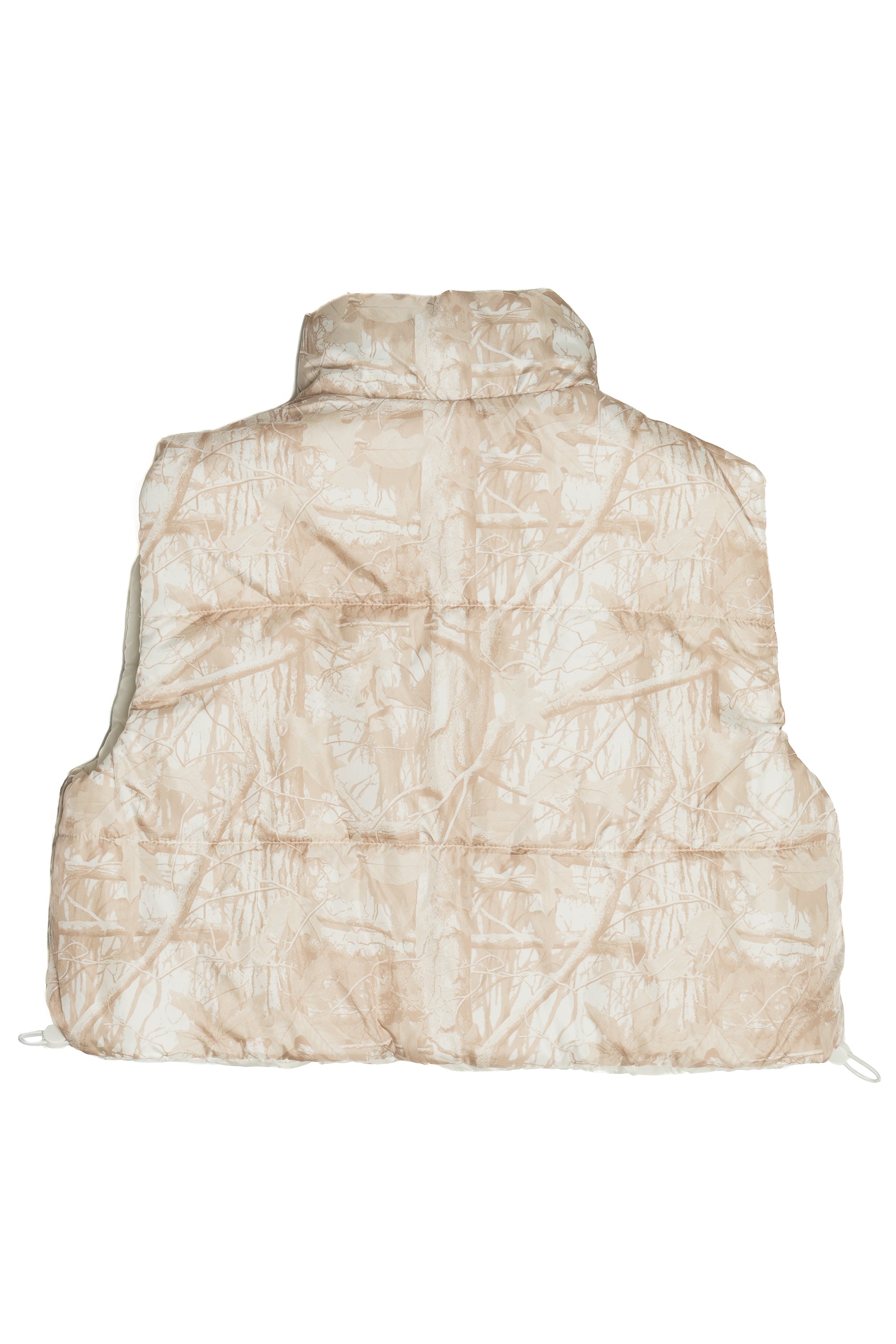 Reversible Woodland Camo Puffer Vest