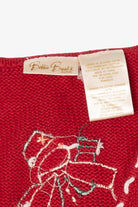 Vintage Red Bobbie Brooks Snowmen Ugly Christmas Vest (1990s)