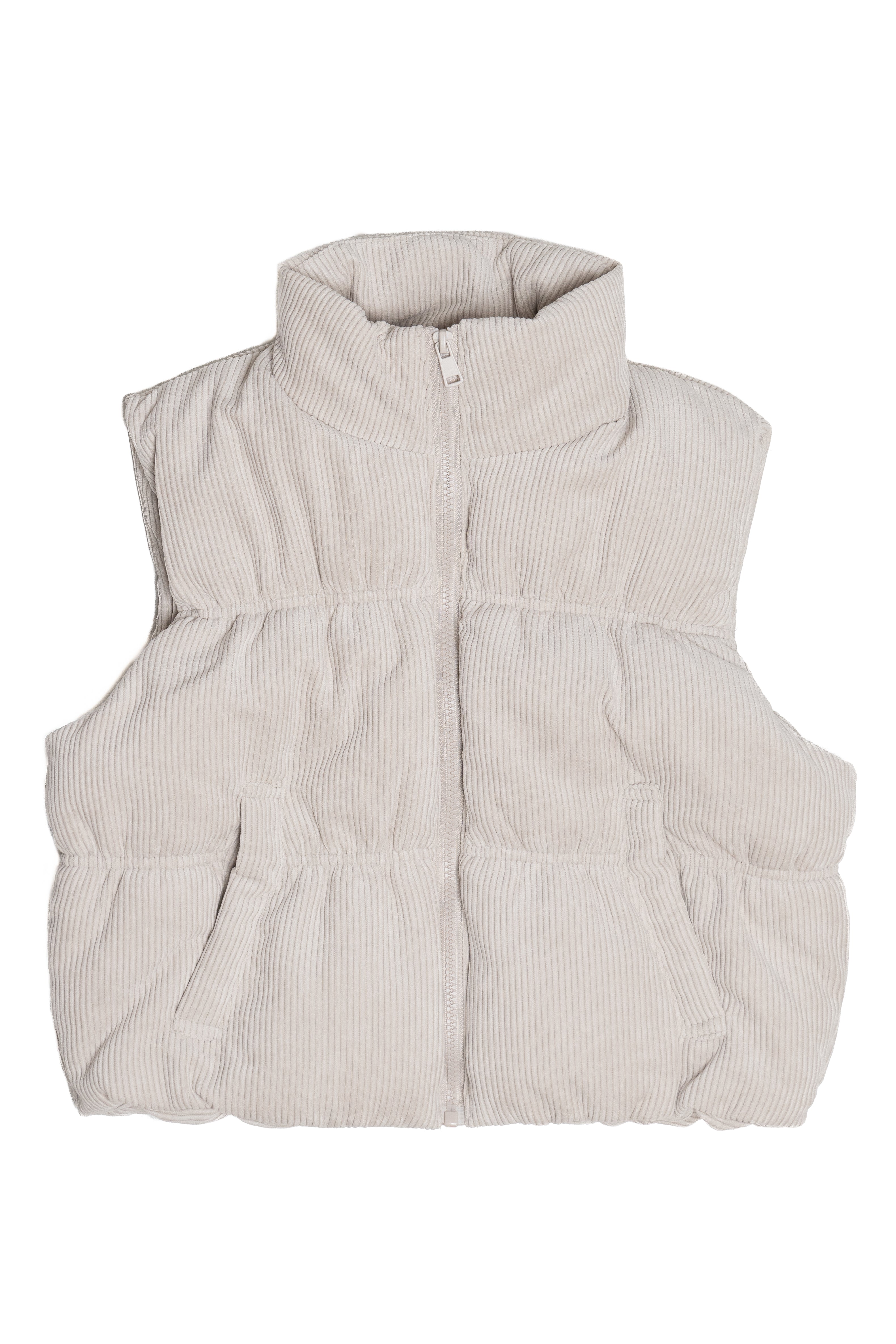 Corduroy Puffer Vest