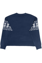 Teddy Bear Pattern Fair Isle Sweater