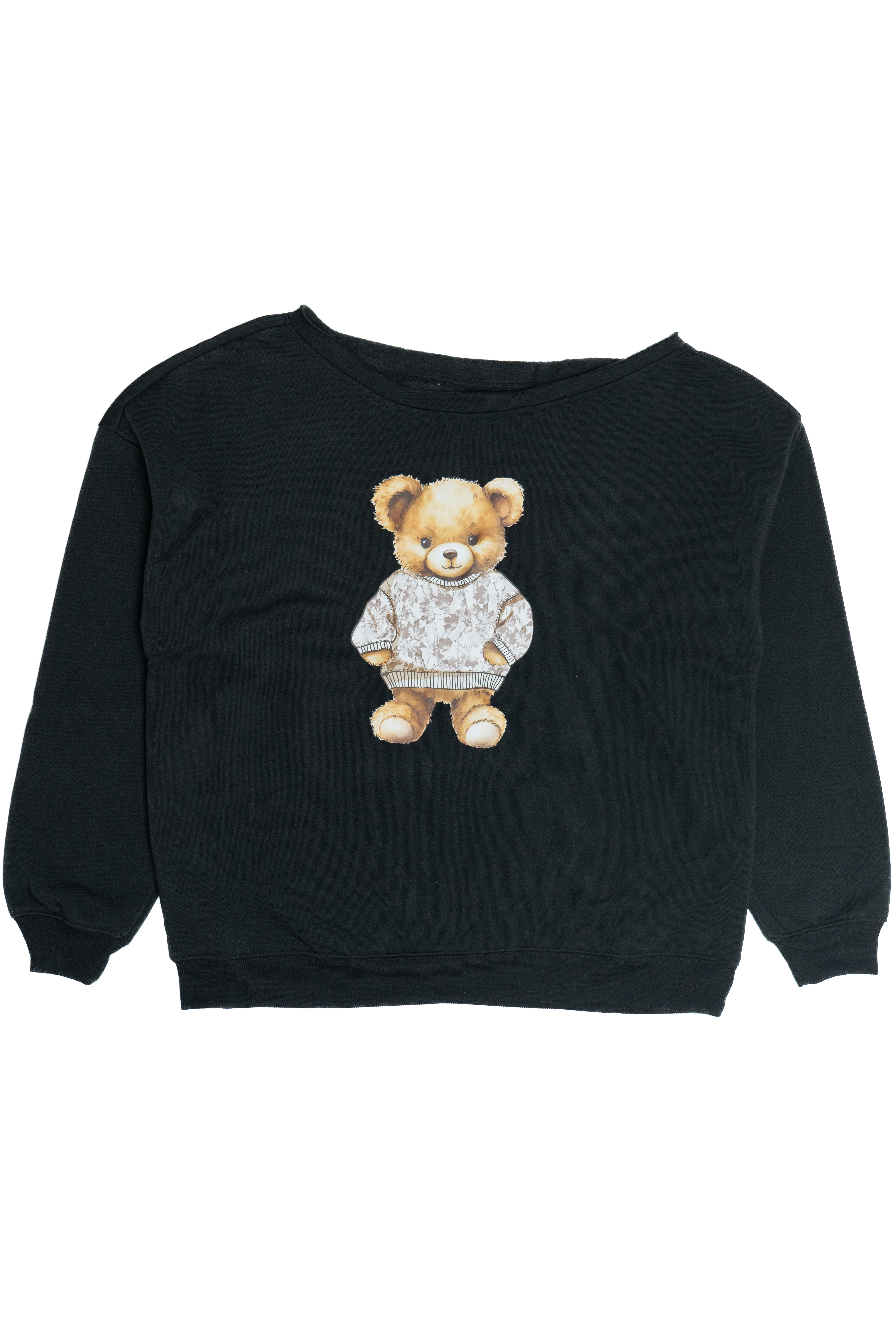Woodland Bear Over The Shoulder Sweatshirt