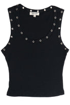 Studded Scoop Tank Top