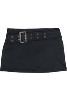 Belted Scuba Mini Skort