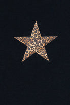 Leopard Print Star Crop Tee