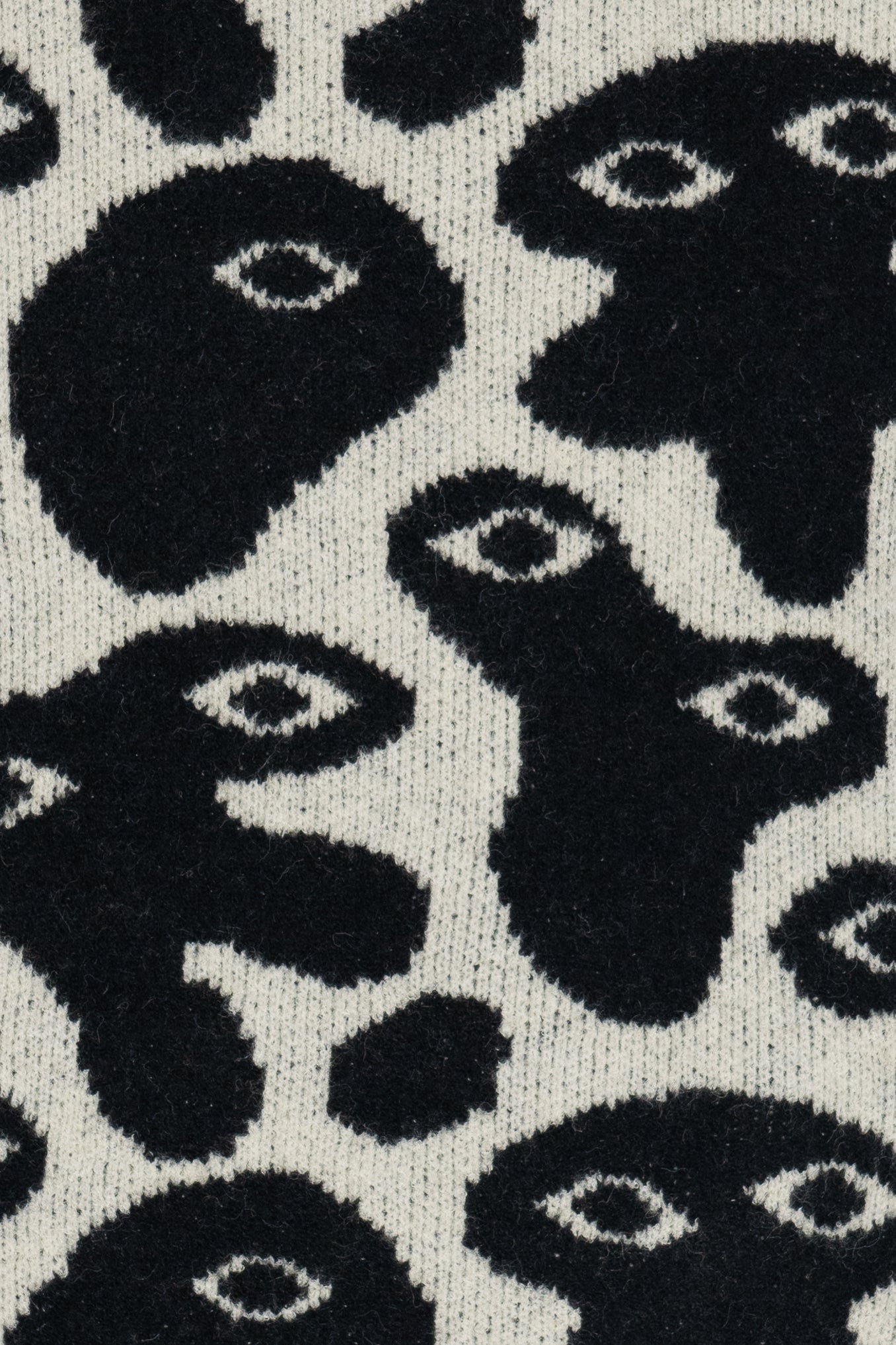 Amoeba Brushed Knit Sweater