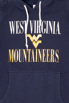 Navy Blue West Virginia Mountaineers Hooded Sweatshirt (2010s)