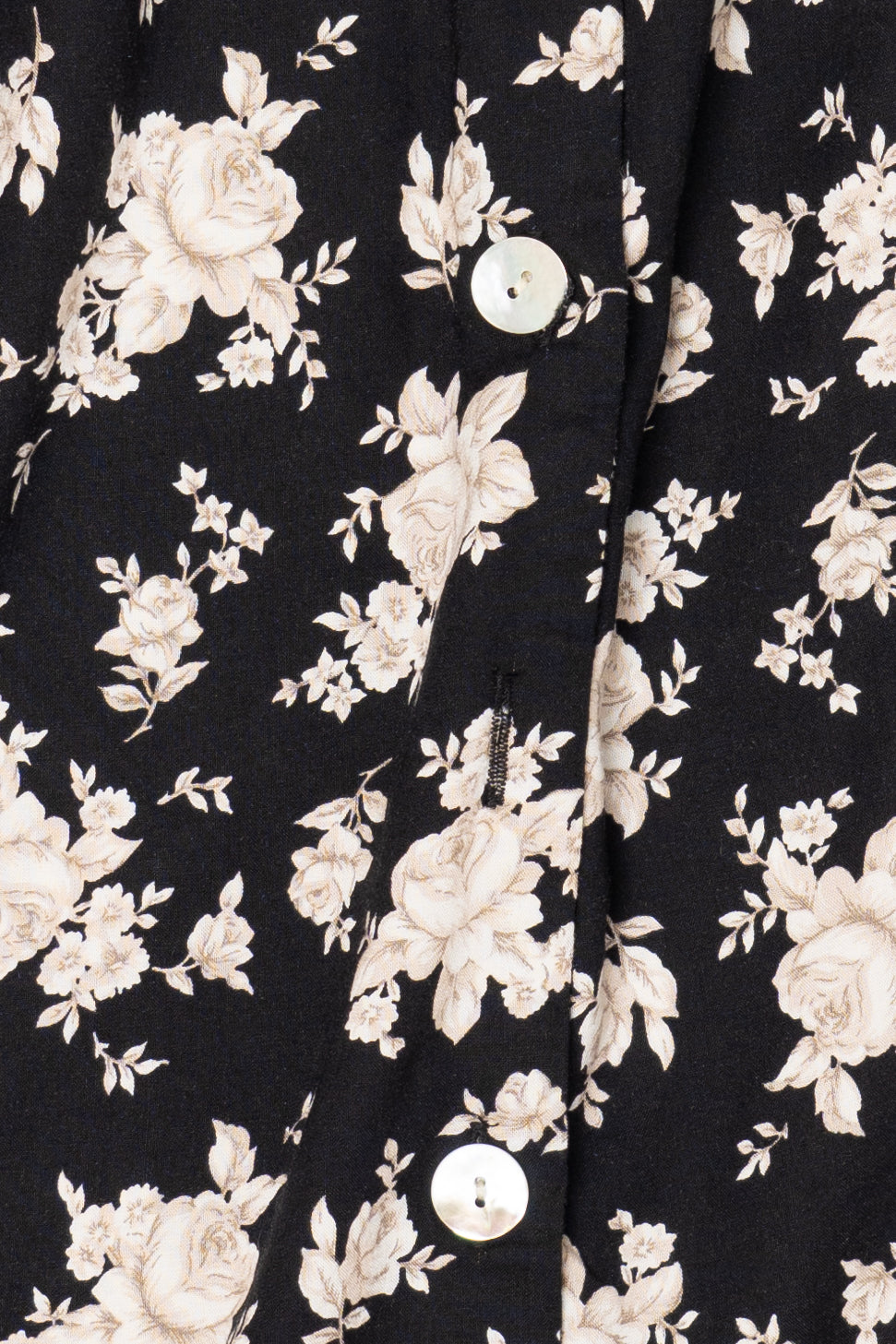 Vintage Black Scarlet Fit Floral Maxi Dress (1990s)