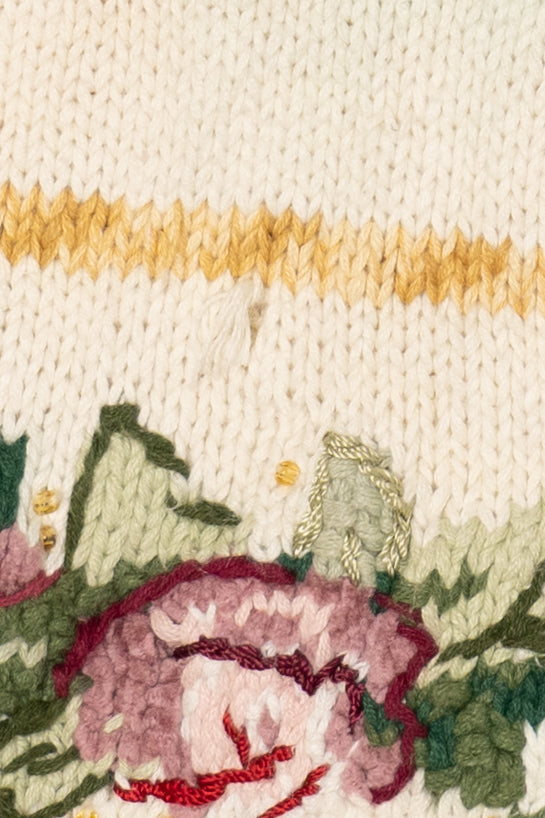 Vintage White Heirloom Collectible Tree Ugly Christmas Pullover (2000s)