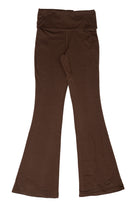 Foldover Fleece Lined Flare Leggings
