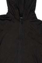 Two Way Zip Fleece Lined Hoodie