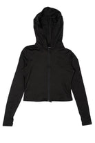 Two Way Zip Fleece Lined Hoodie