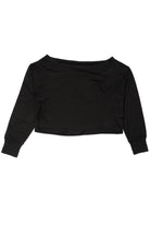 Fleece Lined Over the Shoulder Top