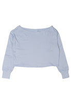 Fleece Lined Over the Shoulder Top
