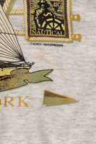 Vintage Lake George New York Quarter Zip Sweatshirt (1990s)