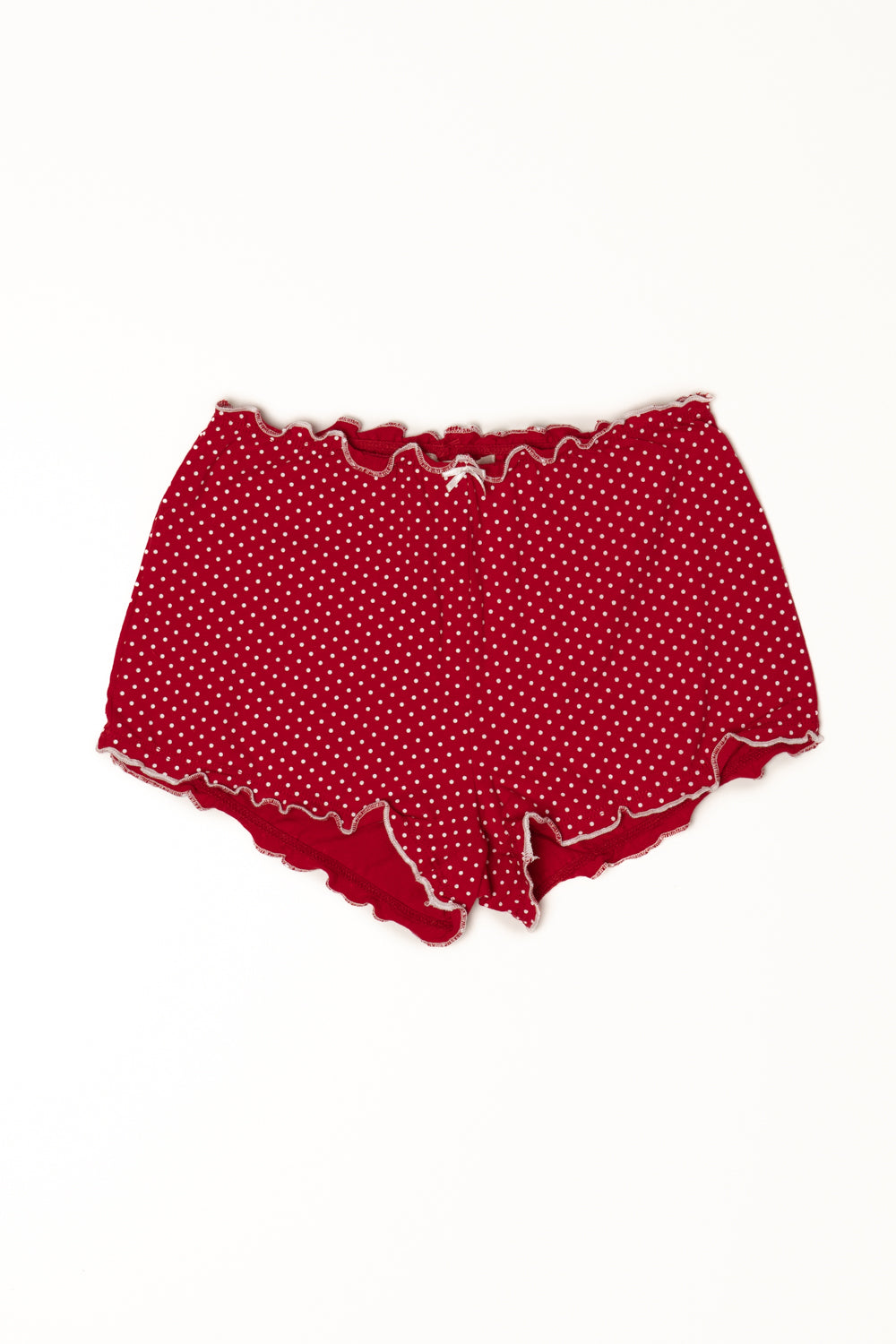 Pin Dot Marrow Edge Mini Shorts