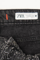 Zara Rhinestone Denim Jeans (2020s)
